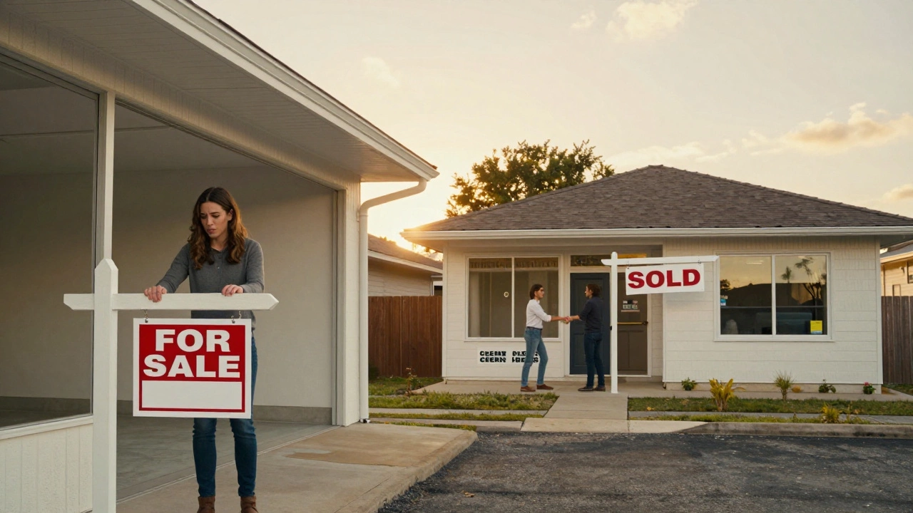 Before and after: a neglected retail unit transformed and sold with a handshake.
