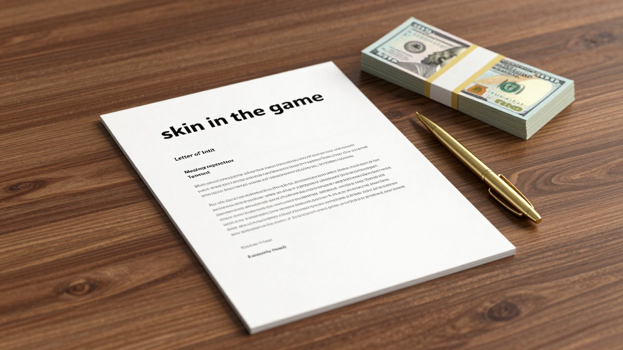 A stack of money and a pen resting next to a commercial real estate agreement