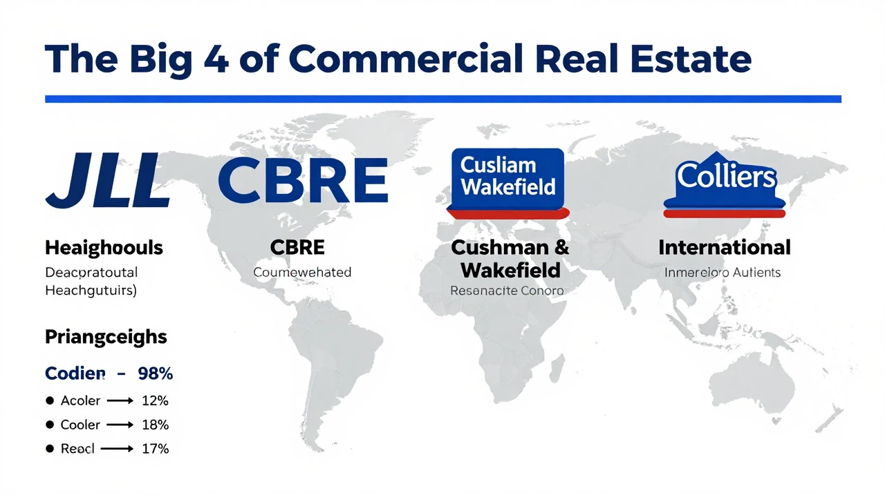 What is the Big 4 in Real Estate? Understanding JLL, CBRE, Cushman & Wakefield, and Colliers