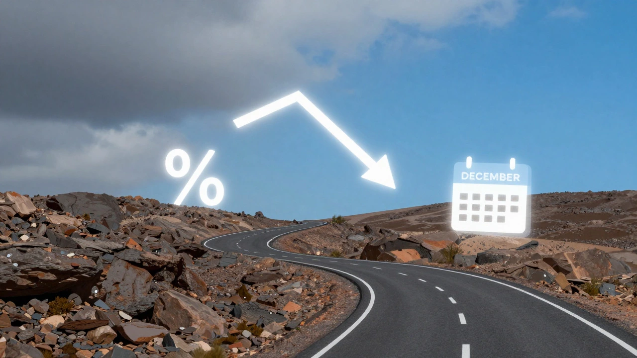 Conceptual art showing economic trends and calendars influencing land value