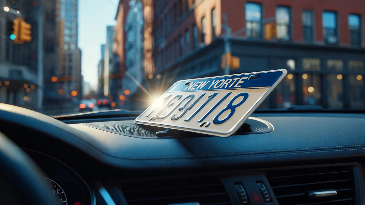 NY License Plate Rules: Can You Put Your Front Plate on the Dash?