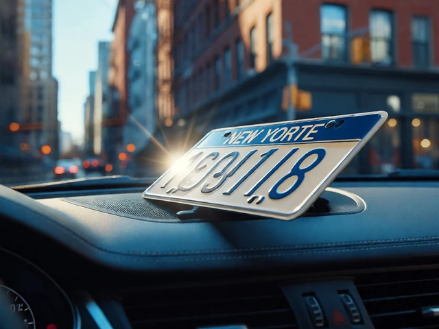 NY License Plate Rules: Can You Put Your Front Plate on the Dash?